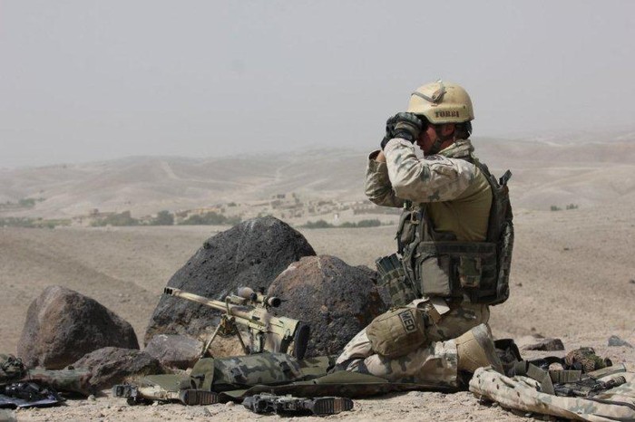 Lính bắn tỉa Ba Lan hoạt động ở Afghanistan